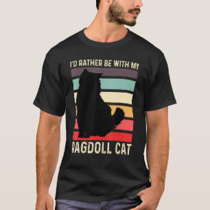 Camiseta Mi persona perezosa del gato de Ragdoll