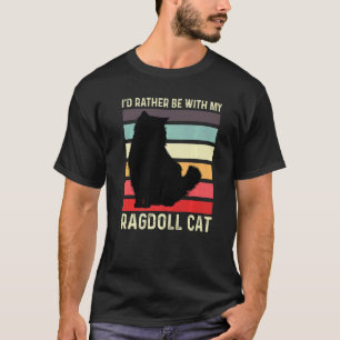 Camiseta Mi persona perezosa del gato de Ragdoll
