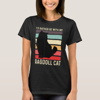 Camiseta Mi persona perezosa del gato de Ragdoll
