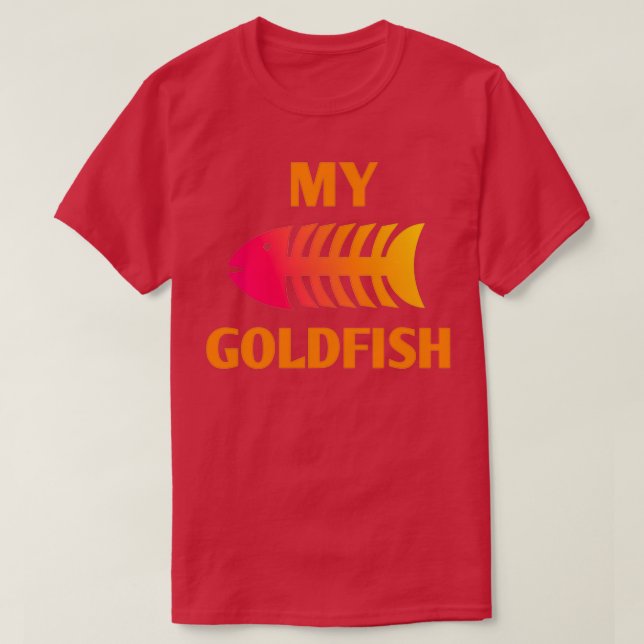 Camiseta Mi pez dorado (Diseño del anverso)