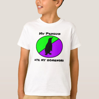 Camiseta Mi pingüino comió mi preparación
