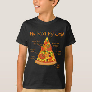 Camiseta Mi pirámide de comida