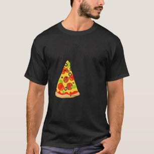 Camiseta Mi Pirámide De Comida Pizza Slice Graciosa Pizza P