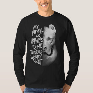Camiseta Mi Pitbull es inofensivo propietario de artículos