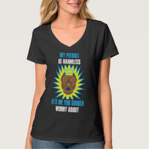 Camiseta Mi Pitbull Es Un Pitbull Desagradable Y Gracioso