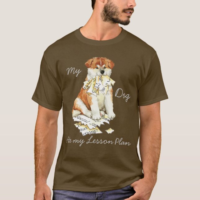 Camiseta Mi plan de clases de Akita Ate (Anverso)