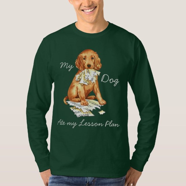 Camiseta Mi plan de clases de asidero irlandés (Anverso)