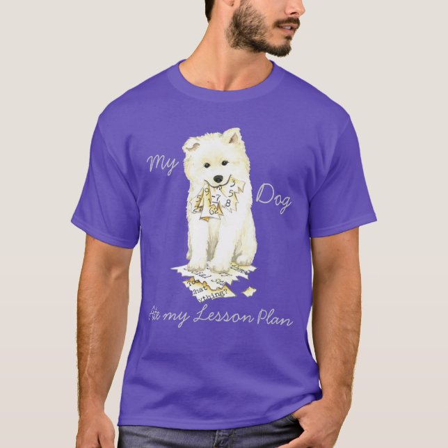 Camiseta Mi plan de clases de Ate Samoyed (Anverso)