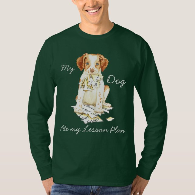 Camiseta Mi plan de clases de Bretaña Ate mi (Anverso)