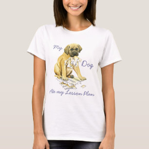 Camiseta Mi plan de clases de mastiff Ate my