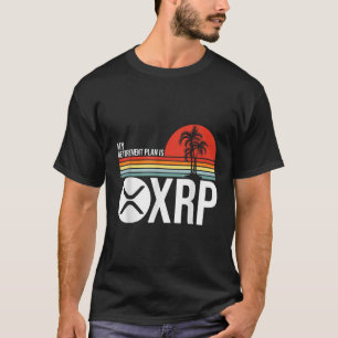 Camiseta Mi plan de jubilación es Ripple Retro Hodl token X