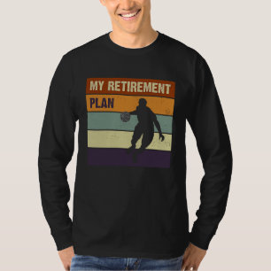 Camiseta Mi plan de jubilación jugadores de baloncesto para