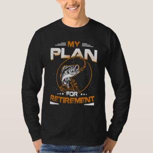 Camiseta Mi Plan De Jubilación Para Pescar Pescadores L