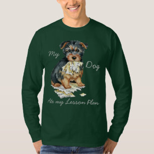 Camiseta Mi plan de lección para mi australiano Terrier