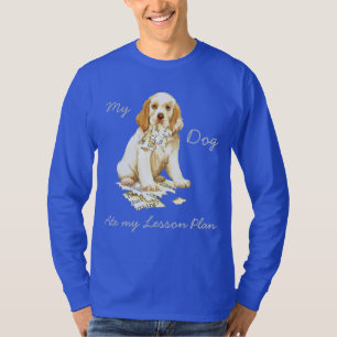 Camiseta Mi Plan de Lecciones de Clumber Spaniel Ate My Les