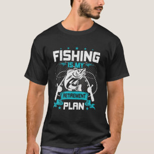 Camiseta Mi plan de retiro es pescar moscas divertidas
