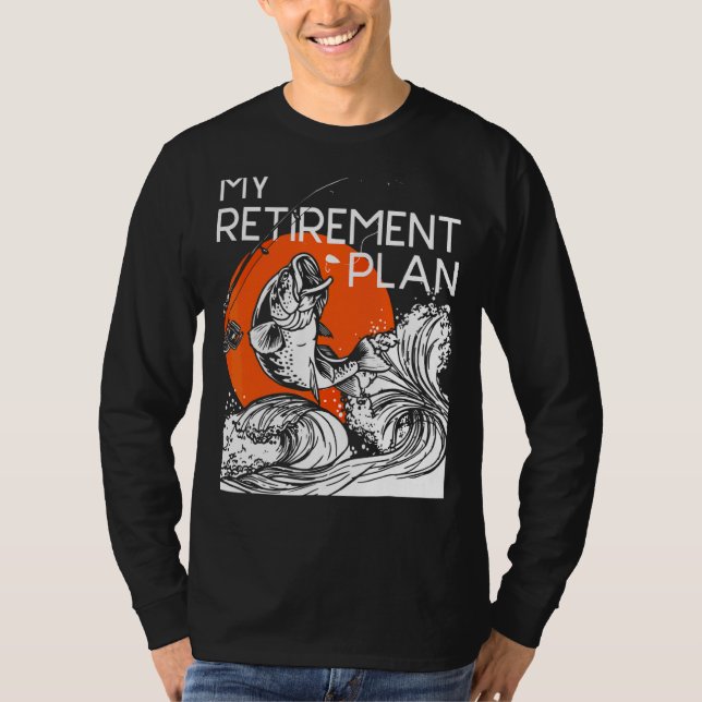 Camiseta Mi plan de retiro Pensión de Jubilación Jubilación (Anverso)
