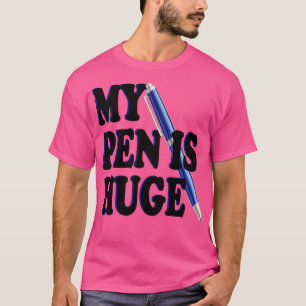 Camiseta mi pluma es enorme