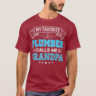 Camiseta Mi Plumero Favorito Me Llama Abuelo Papá Mamá