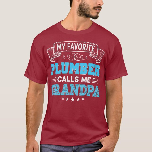 Camiseta Mi Plumero Favorito Me Llama Abuelo Papá Mamá (Anverso)