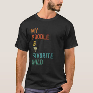 Camiseta Mi Poodle Es Mi Amante Perro Gracioso Infantil Fav