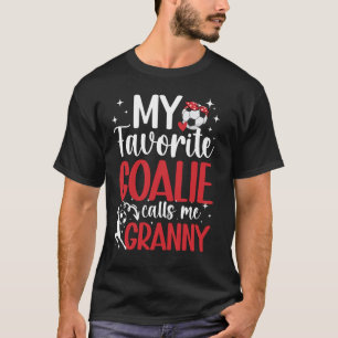 Camiseta Mi portero de fútbol favorito, Granny Soccer Goalk