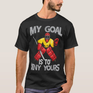 Camiseta Mi portero diciendo divertido hockey sobre césped 