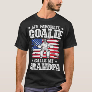 Camiseta Mi portero favorito me llama abuelo Field Hockey G