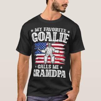 Camiseta Mi Portero Favorito Me Llama Abuelo Hockey Sobre H