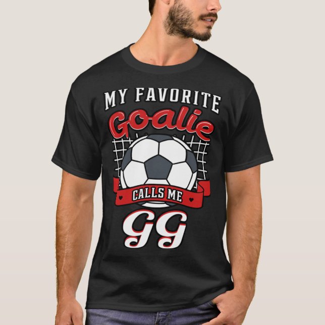 Camiseta Mi portero favorito me llama granada de jugador de (Anverso)