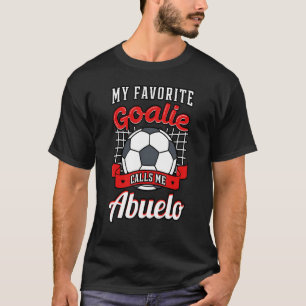 Camiseta Mi portero favorito me llama jugador de fútbol de