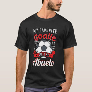Camiseta Mi portero favorito me llama jugador de fútbol de 