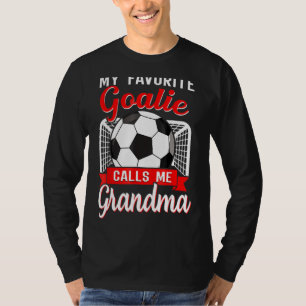 Camiseta Mi portero favorito me llama jugador de fútbol de 