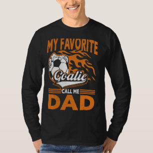 Camiseta Mi portero favorito me llama jugador de fútbol pap