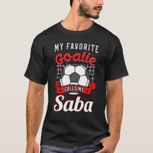Camiseta Mi portero favorito me llama jugador de fútbol Sab