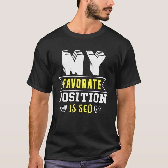 Camiseta Mi posición favorita es Ceo (Anverso)