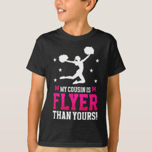 Camiseta Mi prima es una porrista voladora, prima de una po
