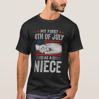 Camiseta Mi Primer 4 De Julio Como Una Noche Bandera Estado