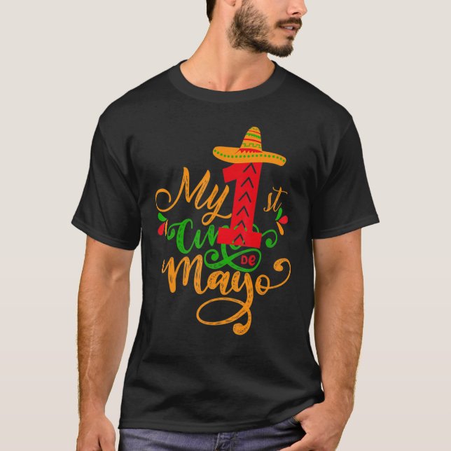 Camiseta Mi primer Cinco De Mayo México 5 De Mayo (Anverso)