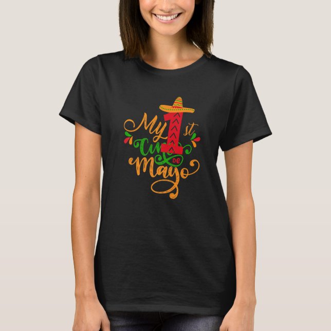 Camiseta Mi primer Cinco De Mayo México 5 De Mayo (Anverso)