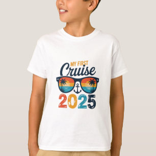 Camiseta Mi Primer Crucero 2025 Divertido Primer Crucero Va