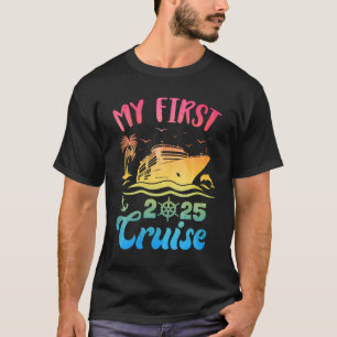 Camiseta Mi primer crucero 2025 en cruceros familiares coin