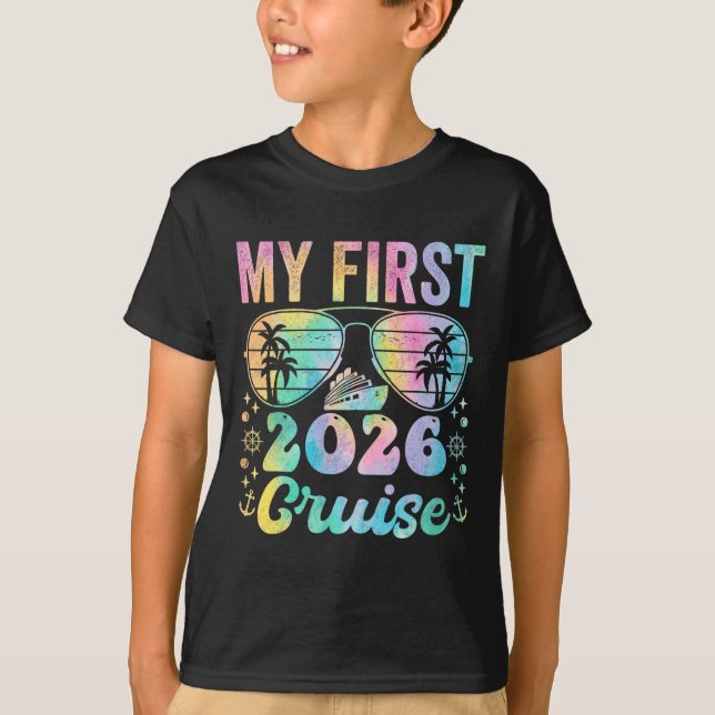 Camiseta Mi primer crucero 2026 cruceros familiares coincid (Anverso)