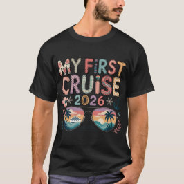 Camiseta Mi Primer Crucero 2026, Regalo de Vacaciones de Cr