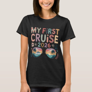 Camiseta Mi Primer Crucero 2026, Regalo de Vacaciones de Pr