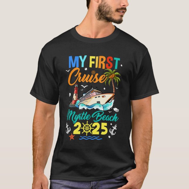 Camiseta Mi primer crucero con la familia Myrtle Beach 2025 (Anverso)