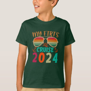 Camiseta Mi primer crucero de vacaciones en familia 2024