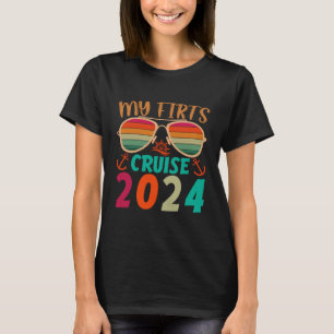 Camiseta Mi primer crucero de vacaciones en familia 2024