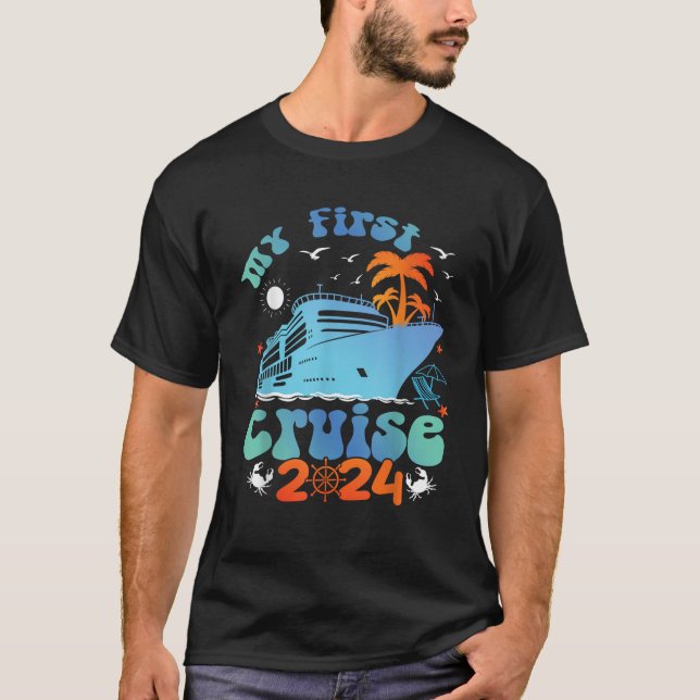 Camiseta Mi primer crucero de vacaciones en familia 2024 T (Anverso)