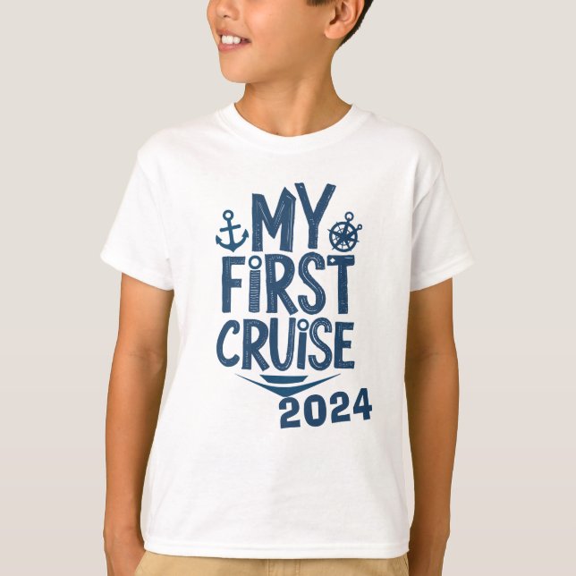 Camiseta Mi primer crucero Personalizado (Anverso)